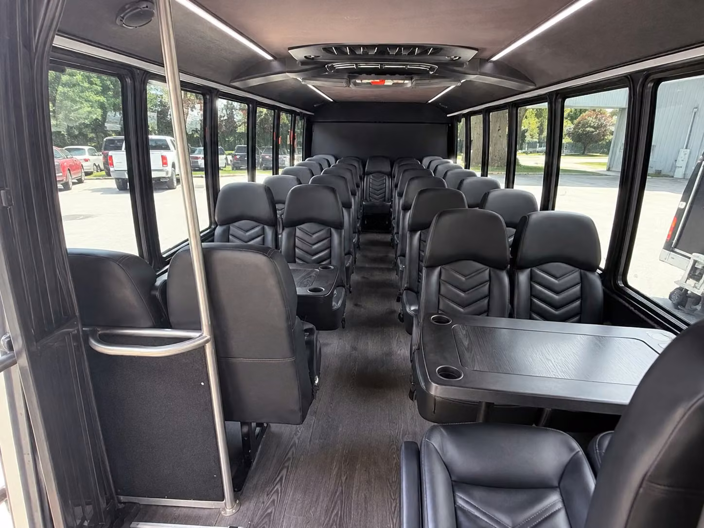 15 passenger minibus interior