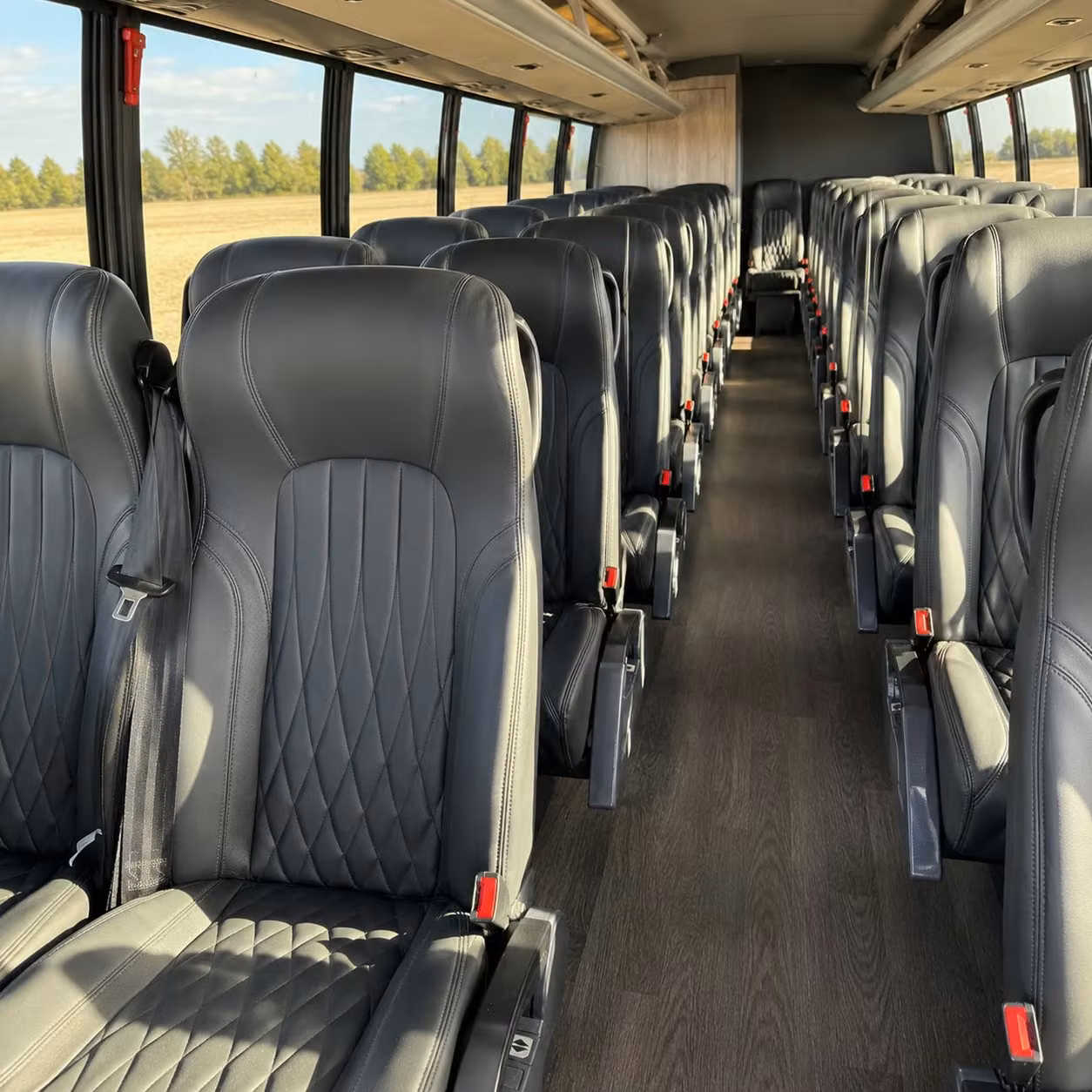 28 passenger minibus inside