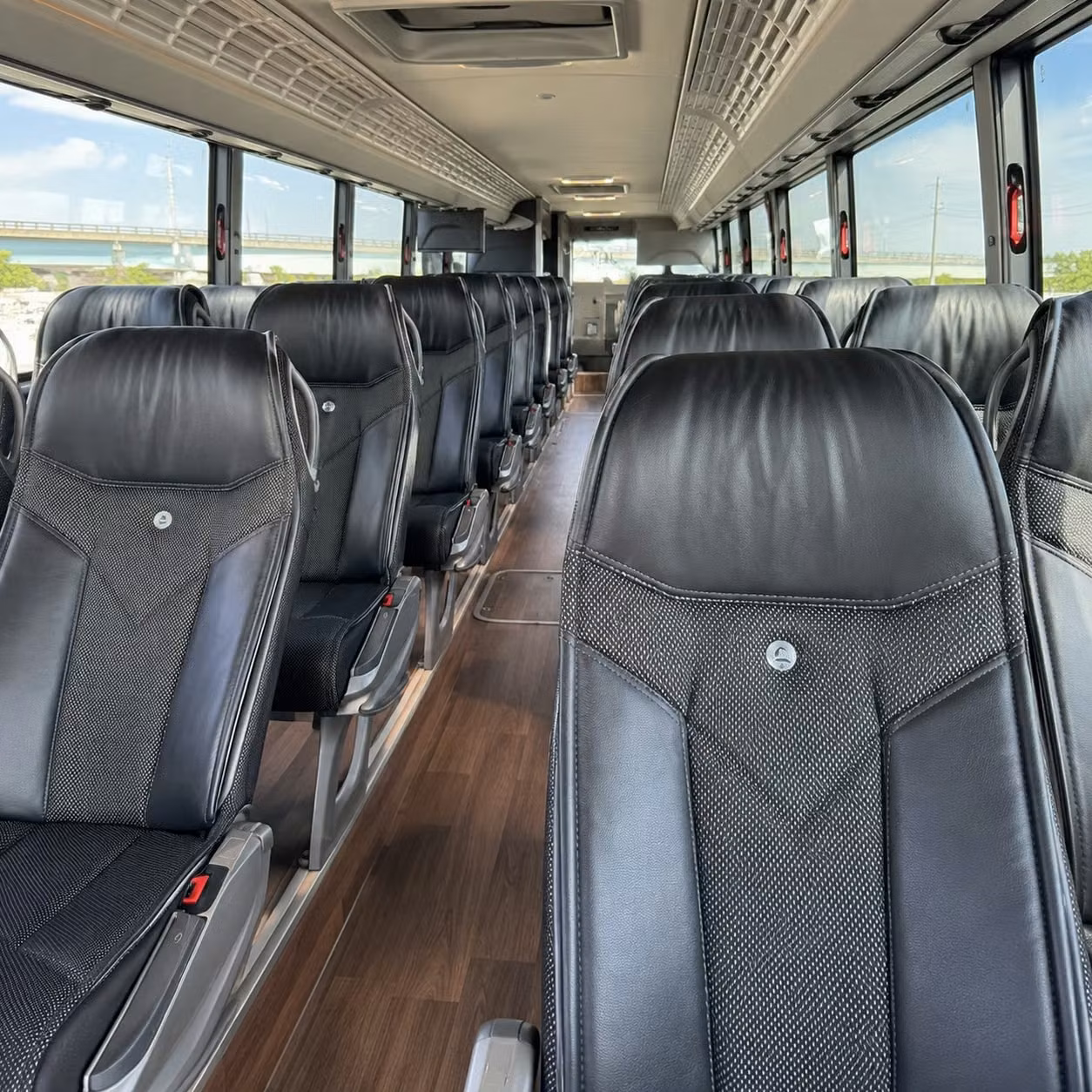 goodyear charter bus interior