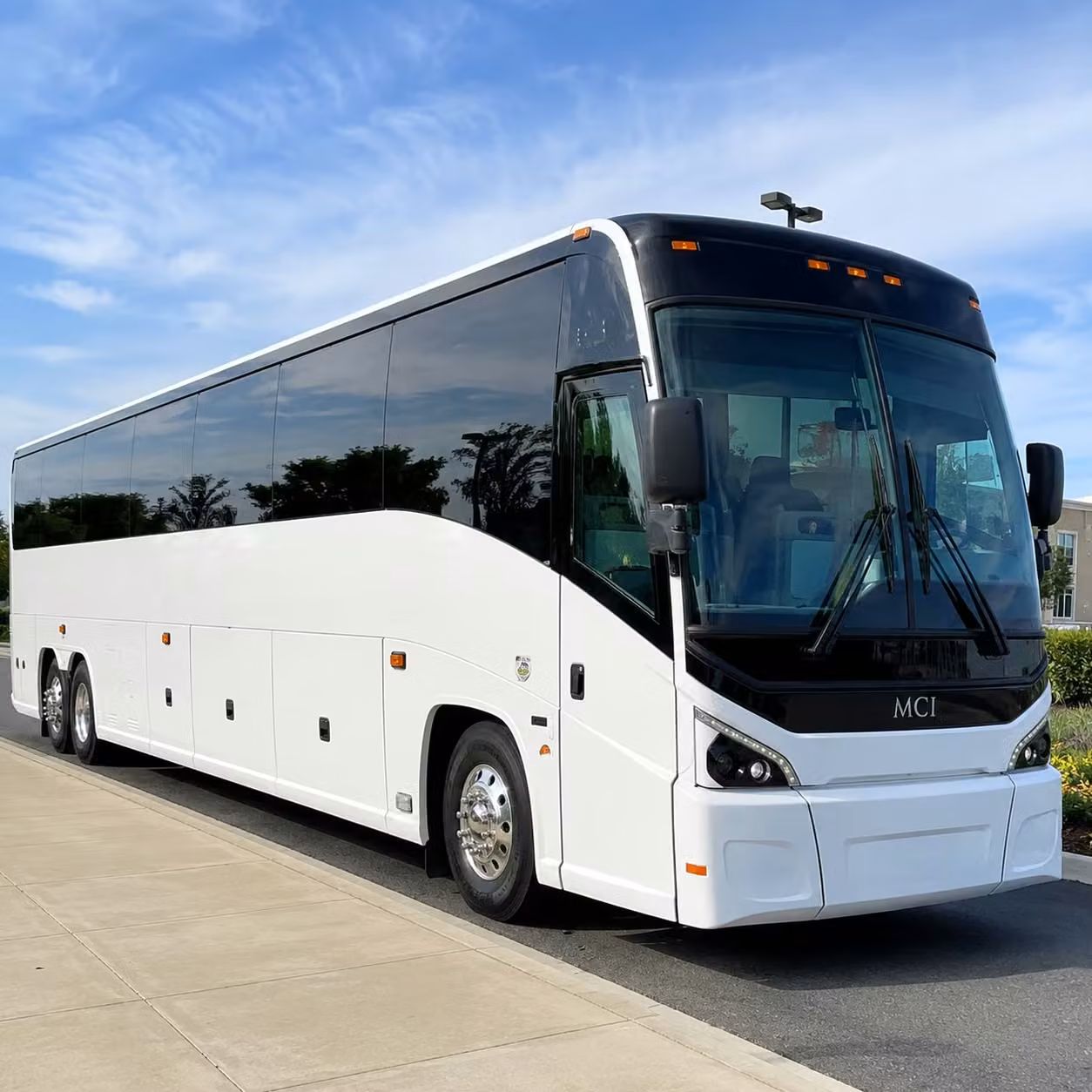 goodyear charter bus rental exterior