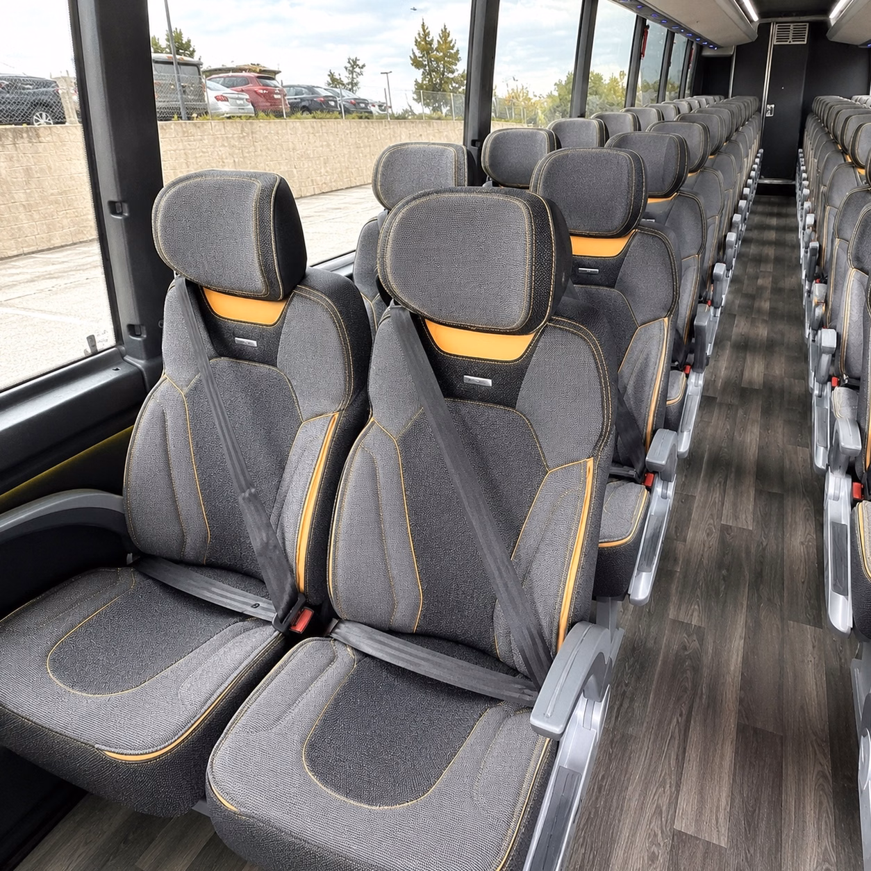 goodyear charter bus rental inside