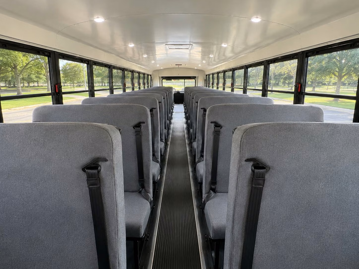 school bus interior